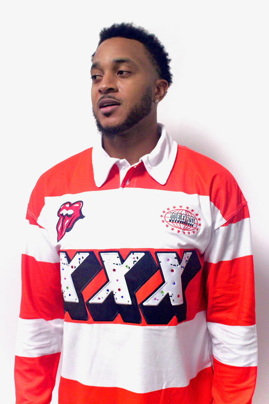 Sex Sells Rugby Polo Longsleeve Red