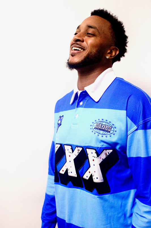 Sex Sells Rugby Polo Longsleeve Blue
